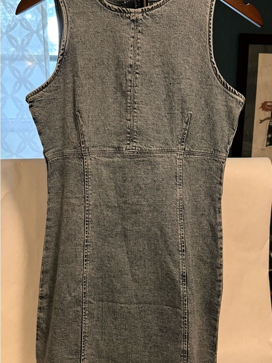 GAP Dresses & Skirts - GAP Sleeveless Mini Denim Dress - Light Wash Size Petite Small (W24)